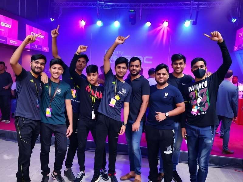 India CS GO Pros celebrating victory
